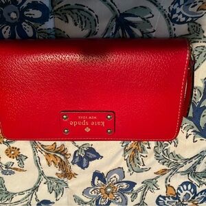 Kate Spade Vibrant Red Wallet